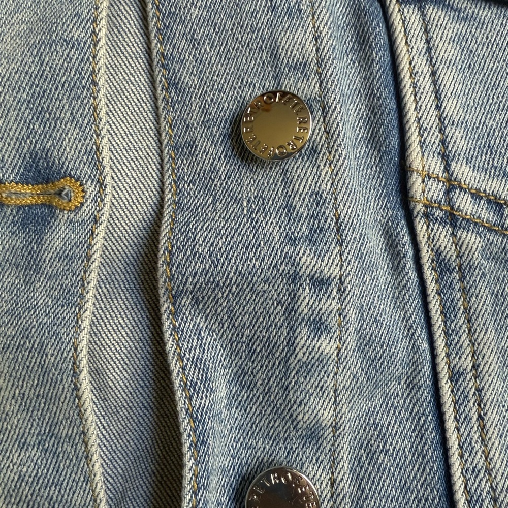 Retrofete Light Blue Denim Mini Dress - Picture 6 of 9